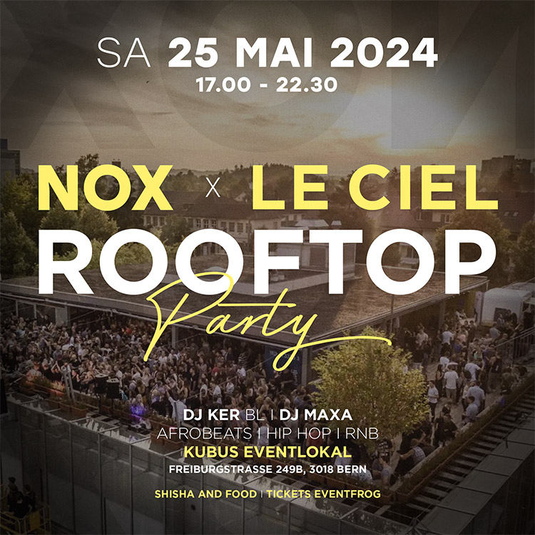 NOX ROOFTOP PARTY Flyer