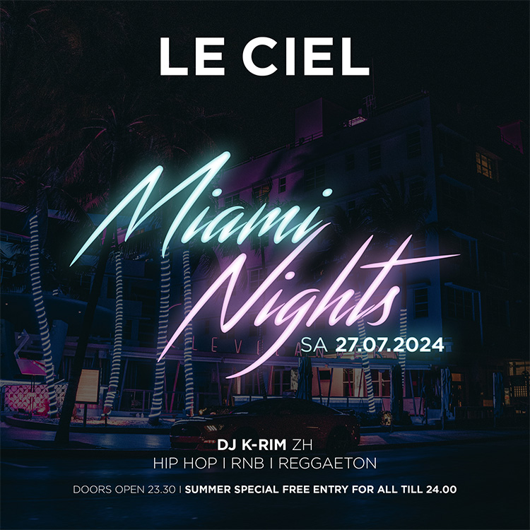 MIAMI NIGHTS Flyer