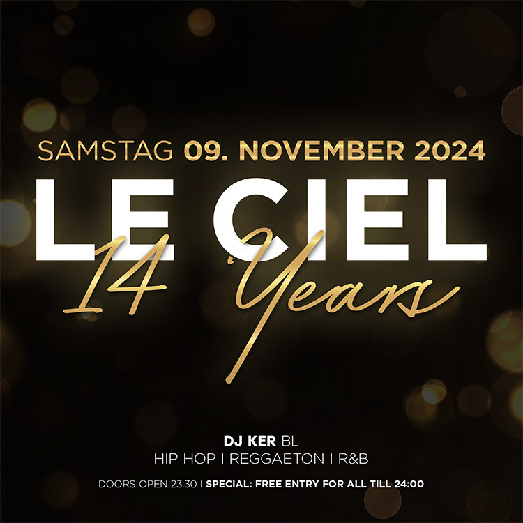 14 YEARS LE CIEL Flyer